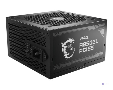Zasilacz MSI MAG A850GL PCIE5 850W 80+ Gold ATX 3.1 (OUTLET)