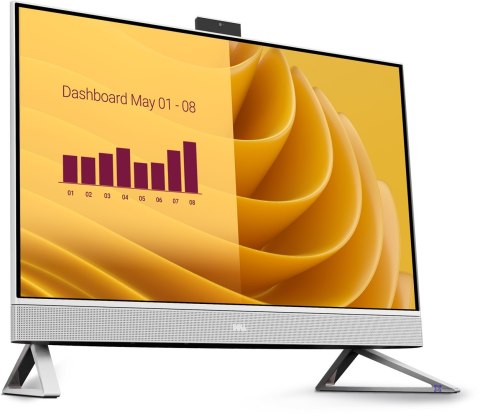 Dell 27 AiO EC27250 Core 7-150U 27.0"FHD Touch IPS 250nits 16GB DDR5 SSD1TB Intel Graphics Cam WLAN + BT Backlit Kb W11Pro 3Y Pr
