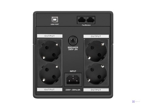 UPS ARMAC HOME LINE-INT 4X SCHUKO H/1500F/LED