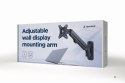 GEMBIRD ŚCIENNE REGULOWANE RAMIĘ/UCHWYT NA MONITOR 17-27, VESA 100X100MM, DO 7 KG (OUTLET)
