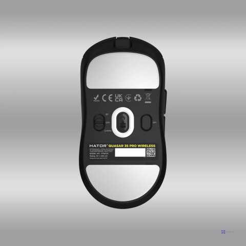 Mysz dla graczy bezprzewodowa Hator Quasar 3S Pro Wireless czarna