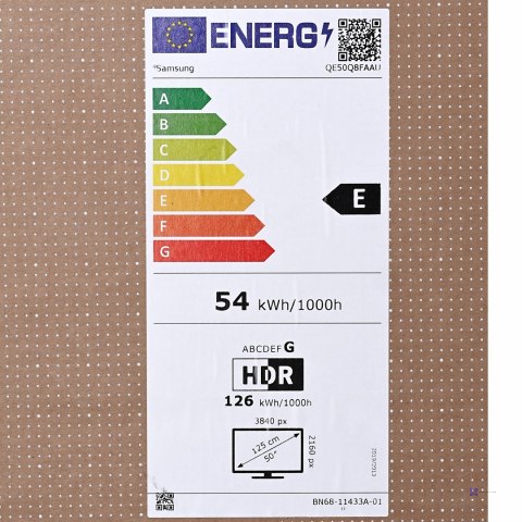 Telewizor Samsung QE50Q8FAAUXXH QLED 50'' 4K Ultra HD Tizen Dolby Atmos DVB-T2 Szary (OUTLET)