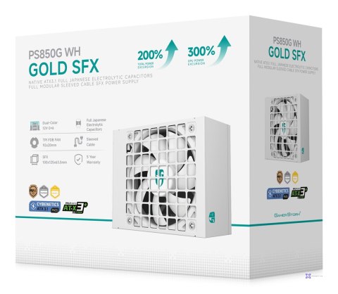 Zasilacz DeepCool PS850G-FE biały
