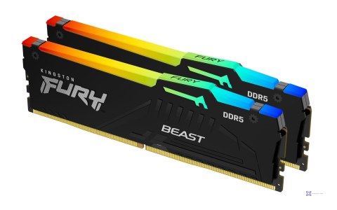 KINGSTON DDR5 128GB 5600MT/s CL36 DIMM KITx2 FURY Beast RGB