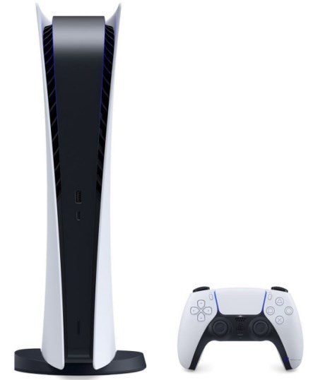 Konsola SONY PS5 Digital 825GB + 2 kontrolery DS5