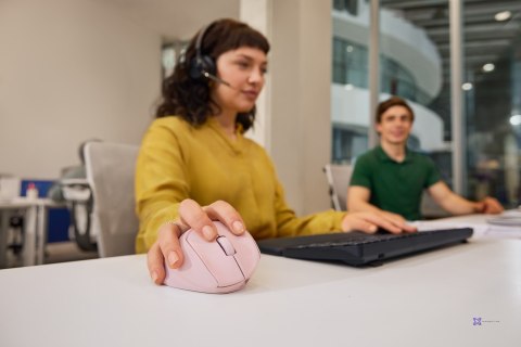 Mysz HP Tilt Ergonomic Pink Mouse 720M Wireless / Bluetooth bezprzewodowa różowa BH7N4AA