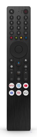 Telewizor TCL 65P69K LED 65'' 4K Ultra HD Google TV Dolby Atmos DVB-T2 Czarny (WYPRZEDAŻ)