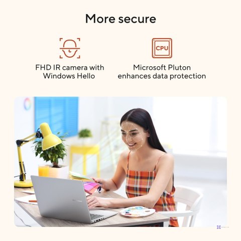 ASUS Vivobook 16 M1607KA-MB164W Ryzen AI 5 330 16.0"WUXGA IPS-level Panel 60Hz 300nits AG 16GB DDR5 SSD512 Radeon Graphics WLAN+