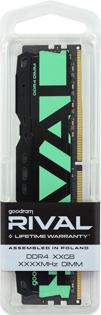 DDR4 16GB 3200MHz UDIMM goodram RIVAL Radiant Green