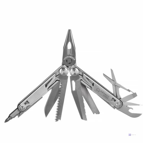 Multitool AZYMUT Giewon - 14 narzędzi + kabura do pasa (H2038) (OUTLET)