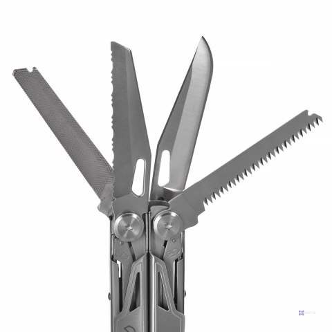 Multitool AZYMUT Giewon - 14 narzędzi + kabura do pasa (H2038) (OUTLET)