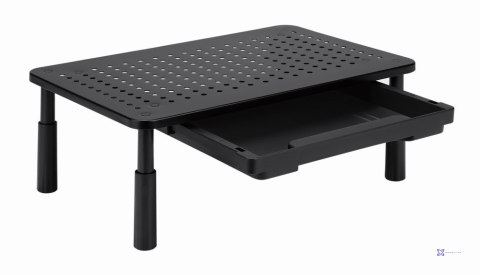 GEMBIRD REGULOWANA PODSTAWKA POD MONITOR Z SZUFLADĄ (PROSTOKĄT)
