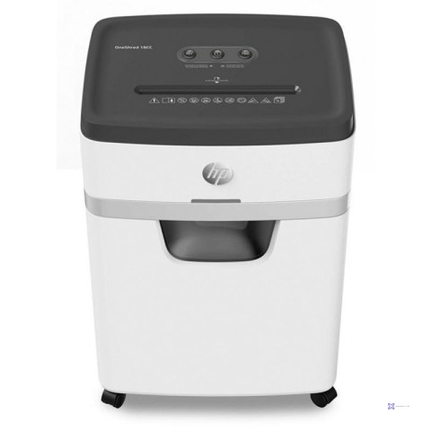 HP ONESHRED Niszczarka 18CC, ścinki, P-4, 18 kart., 25l, jasnoszara, HPN280518CCON-14