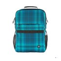 Plecak HP Campus XL do notebooka 16" 7J594AA Niebiesko-Turkusowa krata