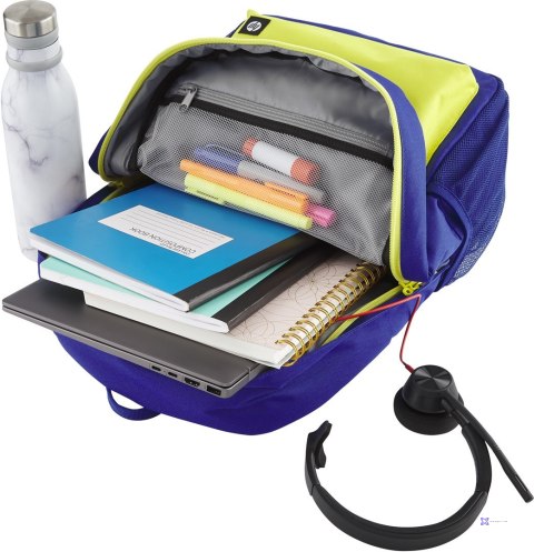 Plecak HP Campus do notebooka 15,6" niebiesko-żółty7J596AA