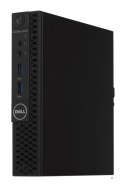 DELL OptiPlex 3050 Micro i5-7500T 8GB 256GB SSD microSFF Win10pro + zasilacz UŻYWANY