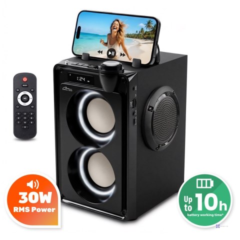MEDIA-TECH PRZENOŚNY GŁOŚNIK BLUETOOTH OVERBOX MT3186
