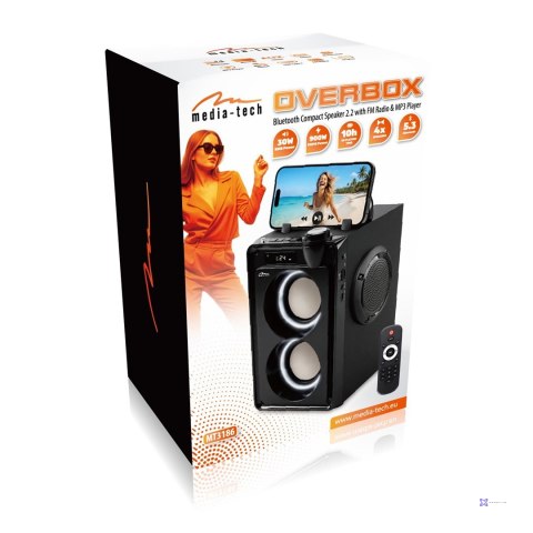 MEDIA-TECH PRZENOŚNY GŁOŚNIK BLUETOOTH OVERBOX MT3186