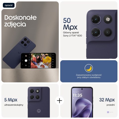 Motorola Moto G17 4/128GB PANTONE Evening Blue
