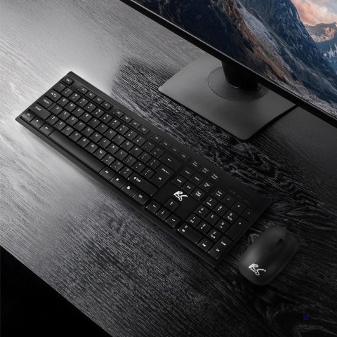 NANORS KLAWIATURA + MYSZ BEZPRZEWODOWA COMBO RS580 (OUTLET)