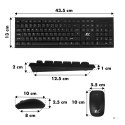 NANORS KLAWIATURA + MYSZ BEZPRZEWODOWA COMBO RS580 (OUTLET)