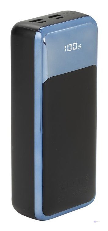 Rivacase VA1080 bank mocy Litowo-polimerowy (LiPo) 30000 mAh Czarny, Niebieski