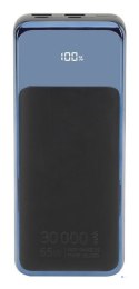Rivacase VA1080 bank mocy Litowo-polimerowy (LiPo) 30000 mAh Czarny, Niebieski