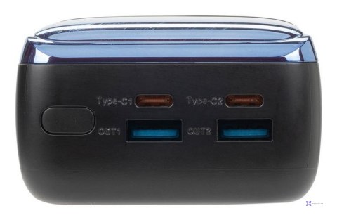 Rivacase VA1080 bank mocy Litowo-polimerowy (LiPo) 30000 mAh Czarny, Niebieski