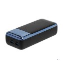 Rivacase VA1080 bank mocy Litowo-polimerowy (LiPo) 30000 mAh Czarny, Niebieski