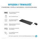 Zestaw klawiatura + mysz HP 230 Wireless Mouse and Keyboard Combo bezprzewodowe czarne Niemiecki układ klawiszy QWERTZ 18H24AA#A