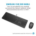 Zestaw klawiatura + mysz HP 230 Wireless Mouse and Keyboard Combo bezprzewodowe czarne Niemiecki układ klawiszy QWERTZ 18H24AA#A