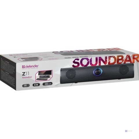 DEFENDER SOUNDBAR Z11 6W LED CZARNY