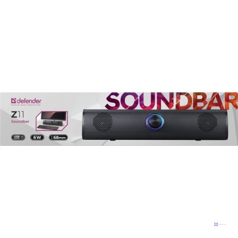 DEFENDER SOUNDBAR Z11 6W LED CZARNY