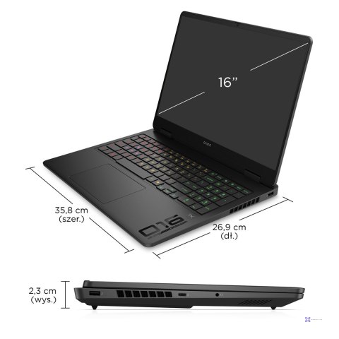HP OMEN 16-am0007nw Ultra 5 225H 16.0" 2K IPS 144Hz 300nits AG 32GB DDR5 5600 SSD1TB GeForce RTX 5060_8GB Cam1080p 83Wh Win11 Sh