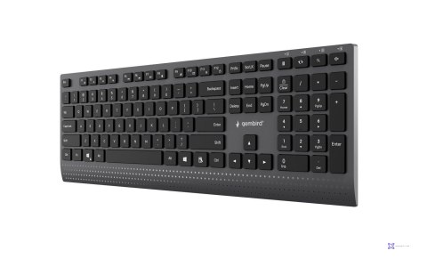 Klawiatura multimedialna Gembird KB-MCH-06 USB (A+C) czarna