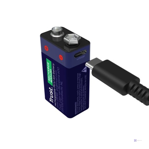 Akumulator TRUST 9V ładowany przez USB-C