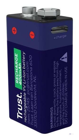 Akumulator TRUST 9V ładowany przez USB-C