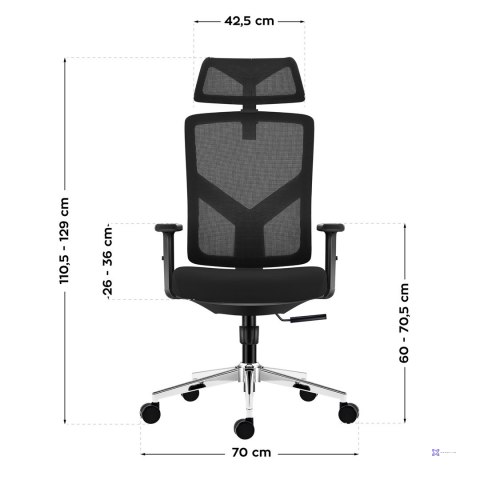 Fotel obrotowy Manager 3.3 Black