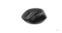 GEMBIRD BEZPRZEWODOWA, ERGONOMICZNA MYSZ TRI MODE (2.4G + BT + USB) 2400 DPI, 9 PRZYCISKÓW, CZARNA