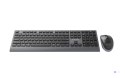 GEMBIRD BEZPRZEWODOWY ZESTAW KLAWIATURY + MYSZ DUAL MODE, 2.4 GHZ + BT, SLIM, UKŁAD US, KOLOR CZARNY