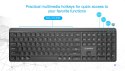 GEMBIRD BEZPRZEWODOWY ZESTAW KLAWIATURY + MYSZ SLIM PRO BUSINESS, DUAL MODE, 2,4 GHZ + BT, UKŁAD US, KOLOR CZARNY