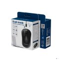 GEMBIRD MYSZ BEZPRZEWODOWA DUAL MODE (2.4G + BT) 1600 DPI, 4 PRZYCISKI, KOLOR CZARNY