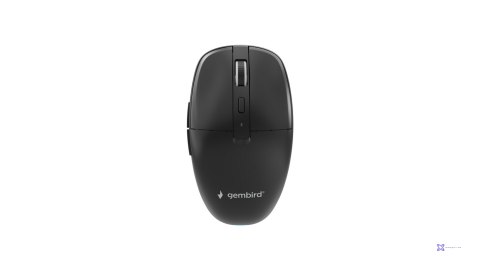 GEMBIRD MYSZ BEZPRZEWODOWA DUAL-MODE (2.4G + BT) 1600 DPI, 6 PRZYCISKÓW, KOLOR CZARNY