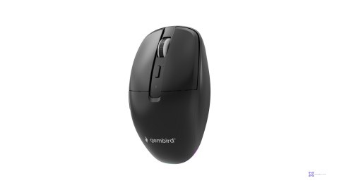 GEMBIRD MYSZ BEZPRZEWODOWA DUAL-MODE (2.4G + BT) 1600 DPI, 6 PRZYCISKÓW, KOLOR CZARNY