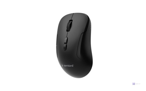 GEMBIRD MYSZ BEZPRZEWODOWA DUAL MODE (2.4G + BT) 1600 DPI, 7 PRZYCISKÓW, KOLOR CZARNY