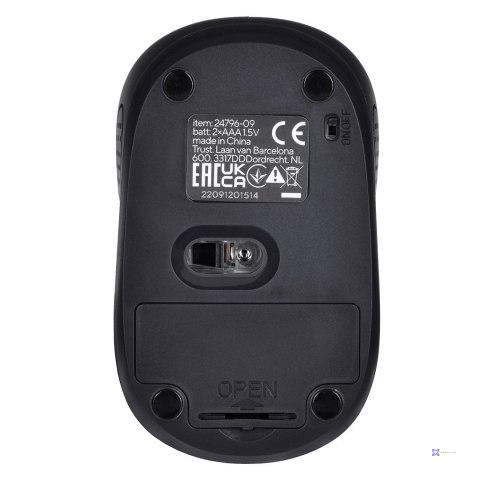 Mysz TRUST Primo Wireless Mouse matt black
