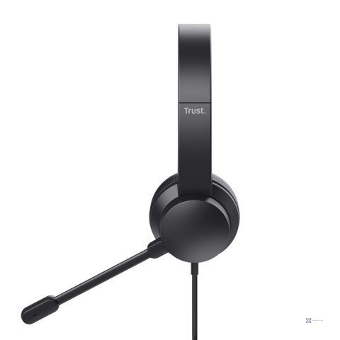 Zestaw słuchawkowy Trust HS-201 Black