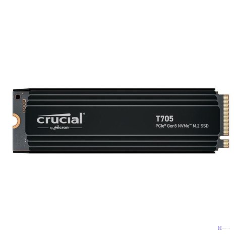 Dysk SSD Crucial T705 1TB M.2 PCIe 5.0 x4 NVMe 2.0 2280 (13600/10200MB/s) z radiatorem