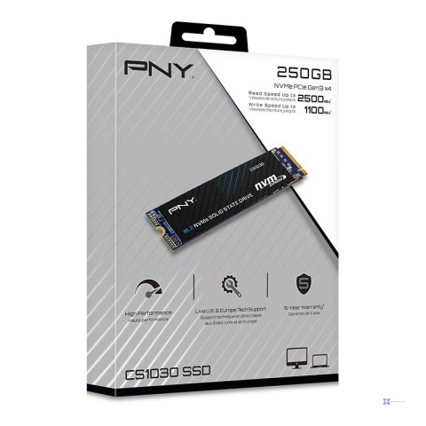 Dysk SSD PNY CS1030 NVMe PCIe 256GB