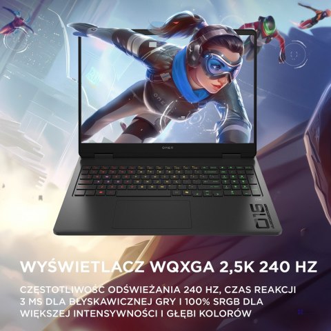 HP Omen 16-am0022nw i7-14650HX 16.0"2K LBL IPS 165Hz 400nits AG 32GB DDR5 5600 SSD1TB GeForce RTX 5060 8GB Cam1080p+IR 70Wh Win1